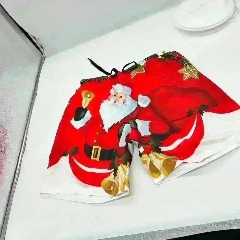 Santa Claus swimming trunks show off your Christmas spirit this year - Picture 3 of 5